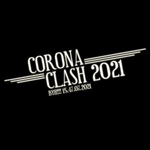 BYH!!!-Heckscheibenaufkleber "Corona Clash 2021"