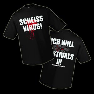 BYH!!!-T-Shirt "Scheiss Virus"