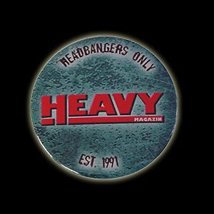 HEAVY Magazin-Button "Headbangers-only"